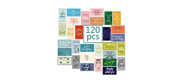Outus 120 Pieces Motivatio<em></em>nal Encouragement Quote Cards