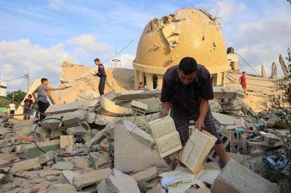 马来西亚人建造的清真寺被以色列的炸弹摧毁