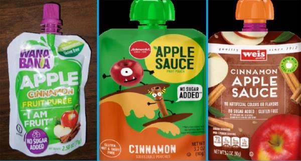 美国食品和药物管理局表示，被铅污染的苹果泥在召回几周后仍在美元商店的货架上