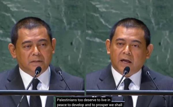 马来西亚驻联合国代表敦促会员国抵制威胁中东和平的压力